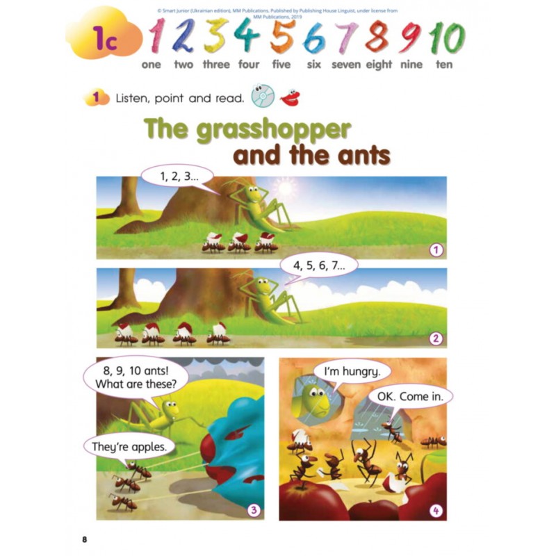 НУШ Англійська мова 2 клас Smart Junior Комплект: Підручник + Зошит + Словник Мітчелл Лінгвіст